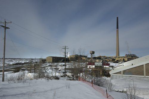 RUTH BONNEVILLE / WINNIPEG FREE PRESS  Views of Flin Flon's mine in the town located on the boundary of Manitoba and Saskatchewan. Feature story on the vibrant arts community in Flin Flon Manitoba by reporter, Erin Lebar.    March 19, 2016