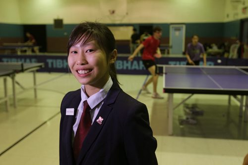RUTH BONNEVILLE / WINNIPEG FREE PRESS  Volunteers column for the April 4 issue is Francesca Chan.  Francesca, 20, volunteers her time as an umpire with the Manitoba Table Tennis Association.  Aaron Epp Volunteers columnist, Winnipeg Free Press  March 31, 2016