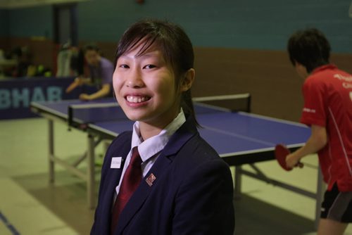 RUTH BONNEVILLE / WINNIPEG FREE PRESS  Volunteers column for the April 4 issue is Francesca Chan.  Francesca, 20, volunteers her time as an umpire with the Manitoba Table Tennis Association.  Aaron Epp Volunteers columnist, Winnipeg Free Press  March 31, 2016