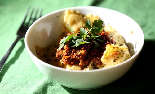 TREVOR HAGAN / WINNIPEG FREE PRESS Sun-dried Tomato Pesto for Recipe Swap, Friday, April 1, 2016.