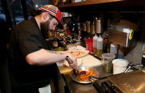 TREVOR HAGAN / WINNIPEG FREE PRESS Chef Frank McCann at Close Company for Bartley restaurant review, Saturday, April 2, 2016.