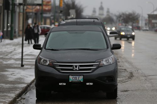 JOHN WOODS / WINNIPEG FREE PRESS Photo on Main at Inkster for a then and now weather feature Tuesday, April 5, 2016.