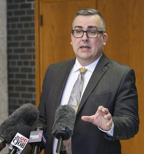 WAYNE GLOWACKI / WINNIPEG FREE PRESS Michael Jack, City of Winnipeg COO at a news conference Friday regarding changes to the city parking process. Aldo Santin / Gord Sinclair stories. April 8 2016