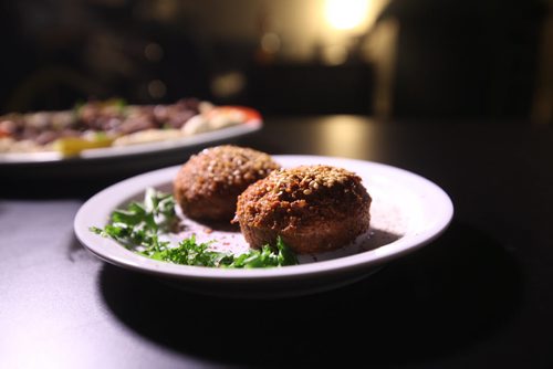 RUTH BONNEVILLE / WINNIPEG FREE PRESS  Restaurant Review of Ramallah Cafe at 325 Pembina Hwy.  Newly opened Palestinian Cafe with falafels.     April 09, 2016