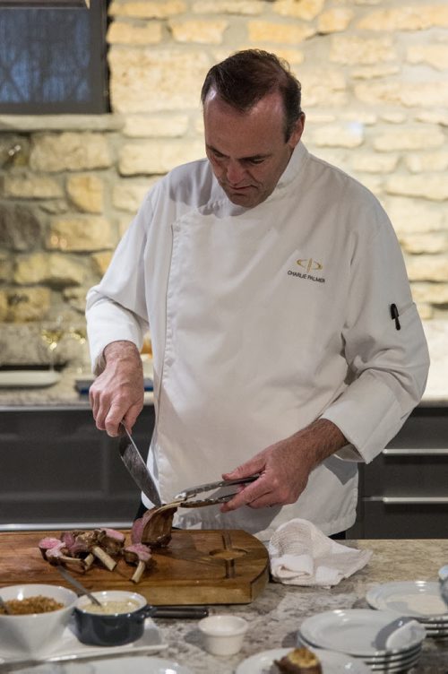 MIKE DEAL / WINNIPEG FREE PRESS Charlie Palmer, New York celebrity chef did a private demo for folks from a Winnipeg company called Magellan Hotels at the Kitchen Sync Thursday evening. 160414 - Thursday, April 14, 2016