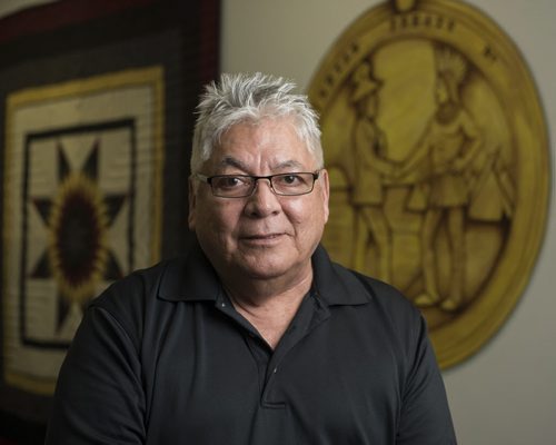 DAVID LIPNOWSKI / WINNIPEG FREE PRESS   Community justice development co-ordinator at the Southern Chiefs Organization Bruce Bruyere poses for a photo Tuesday April 19, 2016.  For a story on representation (or lack thereof) of aboriginal people serving on juries in Manitoba. Bruces perspective is that we need more participation by indigenous people in the administration of justice, whether that be within the current system or focusing on restorative justice.