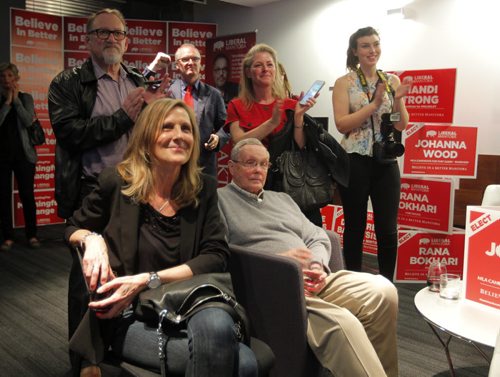 BORIS MINKEVICH / WINNIPEG FREE PRESS Liberal headquarters at the Alt Hotel on Donald. Pre Rana time. Some candidates there. April 19, 2016