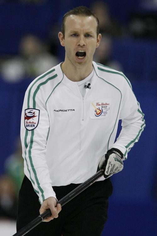 John Woods / Winnipeg Free Press / March 14/08- 080314  -  Alberta's Kevin Martin defeated Saskatchewan's Pat Simmons 8-7 in a playoff game at the 2008 Tim Hortons Brier in Winnipeg Friday March 14, 2008.