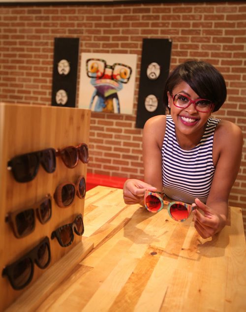 RUTH BONNEVILLE / WINNIPEG FREE PRESS   Intersection: Photo's of Meron Gebrit, owner of newly opened store  called Specs Appeal optical shop in Cityplace.   See Dave Sanderson story.   May 04, , 2016