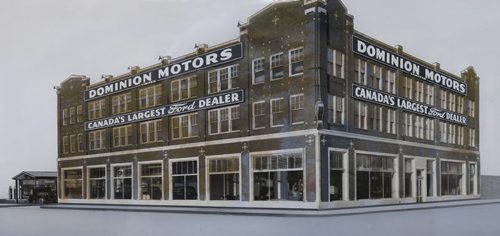 WAYNE GLOWACKI / WINNIPEG FREE PRESS   A photograph of Dominion Motors in the office of Douglas Everett, Chairman of Domo. Kelly Taylor story     May 6  2016