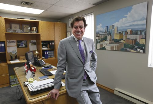 WAYNE GLOWACKI / WINNIPEG FREE PRESS   Douglas Everett, Chairman of Domo in his office. Kelly Taylor story     May 6  2016