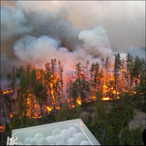 ONTARIO NORTHWEST REGION FOREST FIRE MANAGEMENT CENTRE  Caddy Lake - Tuesday,  May 10, 2016