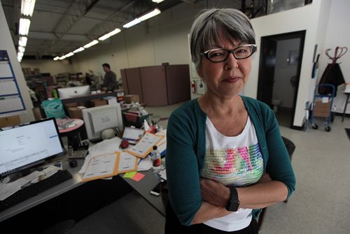 PHIL HOSSACK / WINNIPEG FREE PRESS -  Brenda Parsons, owner of All Nations Print. See Murray McNeill's story. .  May 10, 2016