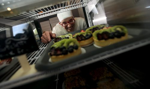 TREVOR HAGAN / WINNIPEG FREE PRESS Alex Loiselle, owner of La Belle Baguette, for Bart Kives restaurant review, Saturday, May 14, 2016.