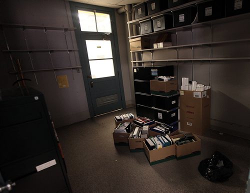 PHIL HOSSACK / WINNIPEG FREE PRESS -  Rooms full of documents and records that follow Canadian Airment from WW2 are being packed up for move to temporary storage en-route to a new location......  See Kevin Rollason's story.   May 16, 2016