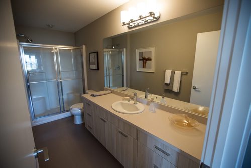 MIKE DEAL / WINNIPEG FREE PRESS 323 Stan Bailie Drive in South Pointe for a New Homes feature. Master ensuite bathroom 160519 - Thursday, May 19, 2016