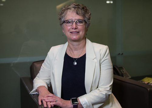 MIKE DEAL / WINNIPEG FREE PRESS Lori Lamont is the Interim President & CEO of the Winnipeg Regional Health Authority. 160520 - Friday, May 20, 2016