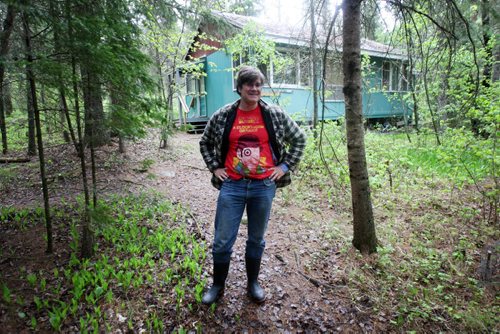JOE BRYKSA / WINNIPEG FREE PRESS  Cottager Ian Baragar on Florence Lake happy forest fire just missed his lake   ., May 24 , 2016.(see Nick Martin  story)