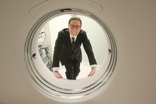 JOE BRYKSA / WINNIPEG FREE PRESS  Dr. Dan Lindsay Radiologist, president-elect of the College of Physicians and Surgeons of Manitoba- considering running for the Conservative Party of Canada leadership. He poses for photo in the Selkirk District Hospital in Selkirk, Manitoba- May 25 , 2016.(see story)