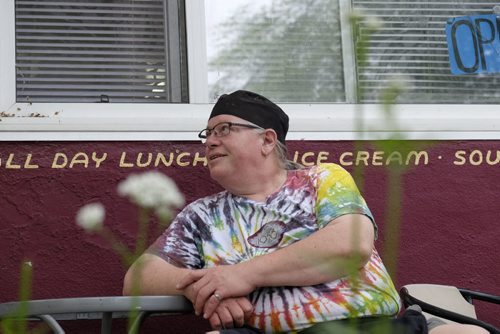 ZACHARY PRONG / WINNIPEG FREE PRESS  Ross Jeffers outside of his cafe on June 9, 2016.