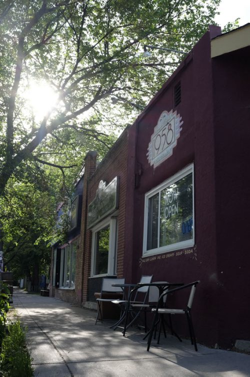 ZACHARY PRONG / WINNIPEG FREE PRESS  Cafe 1958 on Westminster Ave. June 9, 2016.