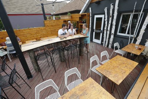 JOHN WOODS / WINNIPEG FREE PRESS Roof top patio at The Roost photographed for an Intersection featureTuesday, June 14, 2016.
