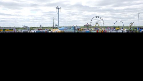 ZACHARY PRONG /  WINNIPEG FREE PRESS  The grounds of the Red River Ex, which runs from June 17 to June 26, 2016, the day before opening. June 16, 2016.