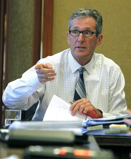 BORIS MINKEVICH / WINNIPEG FREE PRESS The NDP questioned Manitoba Premier Brian Pallister about his Costa Rica holdings, Room 254 committee room. June 20, 2016.