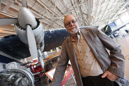 JOHN WOODS / WINNIPEG FREE PRESS Bruce Emberley, President of the Royal Aviation Museum of Western Canada, is photographed in the museum  Tuesday, June 21, 2016. The museum will be getting a new home and will be located closer to the main airport.