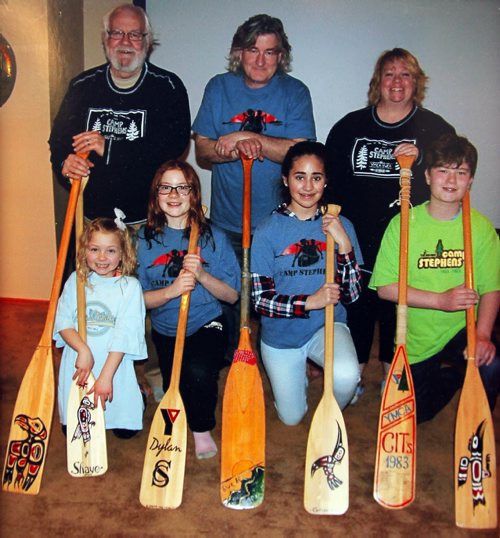 BORIS MINKEVICH / WINNIPEG FREE PRESS Volunteers column for the June 27 issue is about Hal Studholme. Hal is a long-time volunteer with the Y as well as Camp Stephens, the summer camp it operates in Lake of the Woods. Here is a FAMILY PHOTO copy shot of him and his family. L-R top - Hal Studholme. Bruce Fiske. Terri Fiske.  Back L-R - Grandkid Shaye Fiske. grandkid Dylan Fiske.  Great grand kid Caitlyn Hart. Grandchild Wyatt Fiske. June 24, 2016.