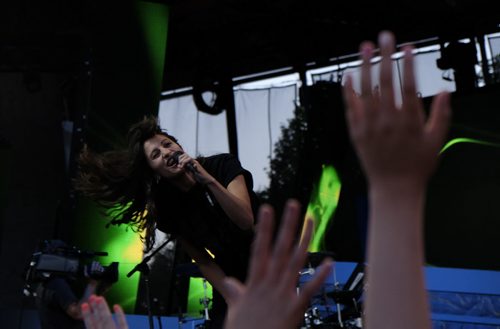 ZACHARY PRONG / WINNIPEG FREE PRESS  Dragonette performs at The Forks during Aboriginal Day Live on June 25, 2016.