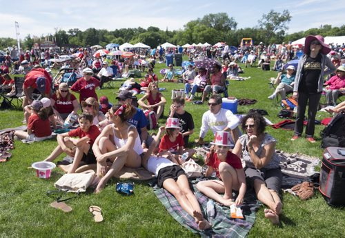 ZACHARY PRONG / WINNIPEG FREE PRESS  Canada Day celebrations at Assiniboine Park. July 1, 2016.