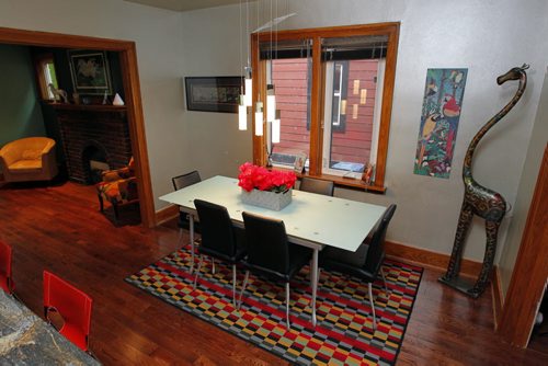 BORIS MINKEVICH / WINNIPEG FREE PRESS HOMES - 131 Kingston Row. Realtor Sandy Loptson. Dining room from kitchen view.  July 5, 2016