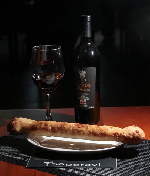 PHIL HOSSACK / WINNIPEG FREE PRESS - Saperavi, Georgian Restraunt - Georgian Lavashi bread, See review. July 5, 2016