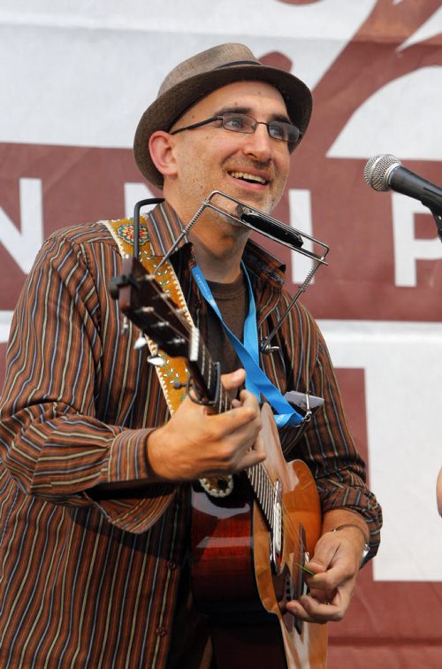 BORIS MINKEVICH / WINNIPEG FREE PRESS WINNIPEG FOLK FESTIVAL 2016 - Main stage show. Dan Frechette.  July 7, 2016