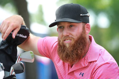 RUTH BONNEVILLE / WINNIPEG FREE PRESS  Pro Canadian golfer Andrew Ledger is one of the  leading Canadian golfers playing at Niakwa Players Cup Friday.   See Mike McIntyre story.   July 08, 2016