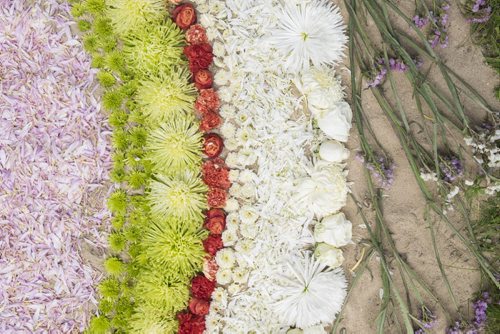 ZACHARY PRONG / WINNIPEG FREE PRESS  Flower art at Folkfest on July 8, 2016.