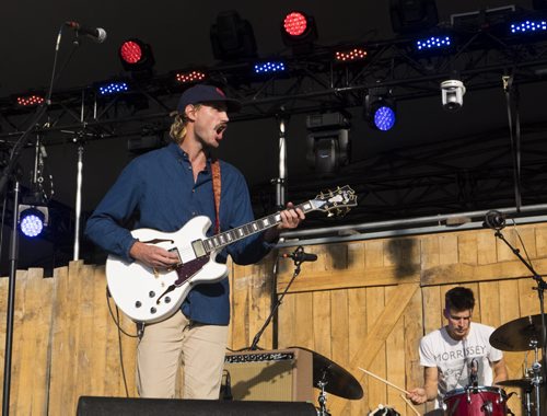 ZACHARY PRONG / WINNIPEG FREE PRESS  Rayland Baxter performs at Folkfest on July 8, 2016.