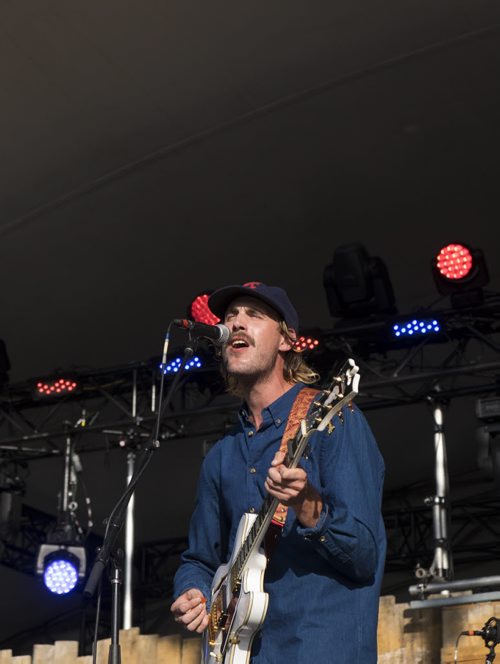 ZACHARY PRONG / WINNIPEG FREE PRESS  Rayland Baxter performs at Folkfest on July 8, 2016.