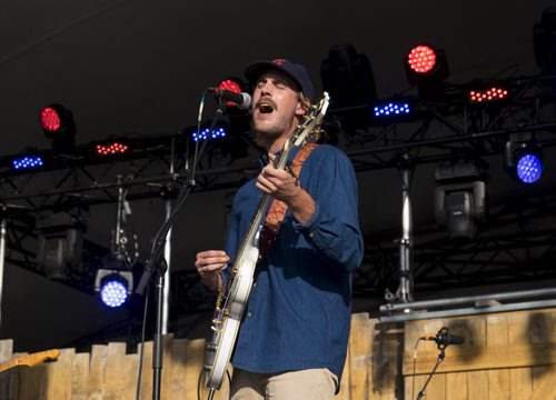 ZACHARY PRONG / WINNIPEG FREE PRESS  Rayland Baxter performs at Folkfest on July 8, 2016.