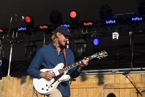 ZACHARY PRONG / WINNIPEG FREE PRESS  Rayland Baxter performs at Folkfest on July 8, 2016.