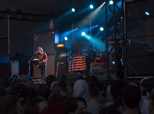 ZACHARY PRONG / WINNIPEG FREE PRESS  Ryan Adams performs at Folkfest on July 8, 2016.