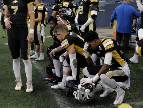 ZACHARY PRONG / WINNIPEG FREE PRESS  Players from Team Manitoba watch from the sidelines on July 9, 2016.