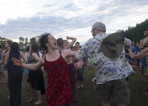 ZACHARY PRONG / WINNIPEG FREE PRESS  People enjoy live music at Folkfest on July 9, 2016.