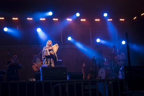 ZACHARY PRONG / WINNIPEG FREE PRESS  Basia Bulat performs at Folkfest on July 9, 2016.