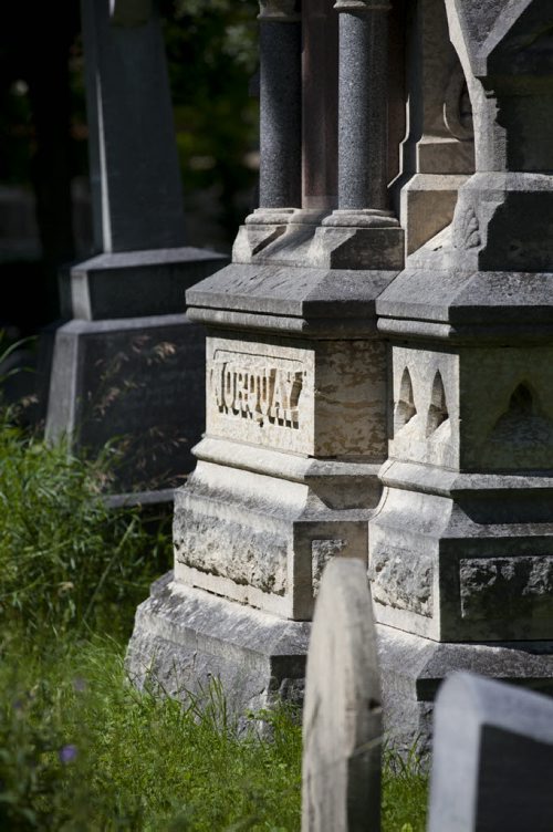 RUTH BONNEVILLE / WINNIPEG FREE PRESS  Photos of Norquaty headstone at St. John's Cathedral Cemetery, at 135 Anderson Avenue.  See Bill Redekop's story.   July 06, 2016