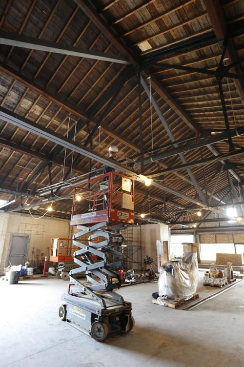 WAYNE GLOWACKI / WINNIPEG FREE PRESS  The  Little Brown Jug Brewing Company under construction on William Ave. Ben MacPhee-Sigurdson¤story     July 19 2016