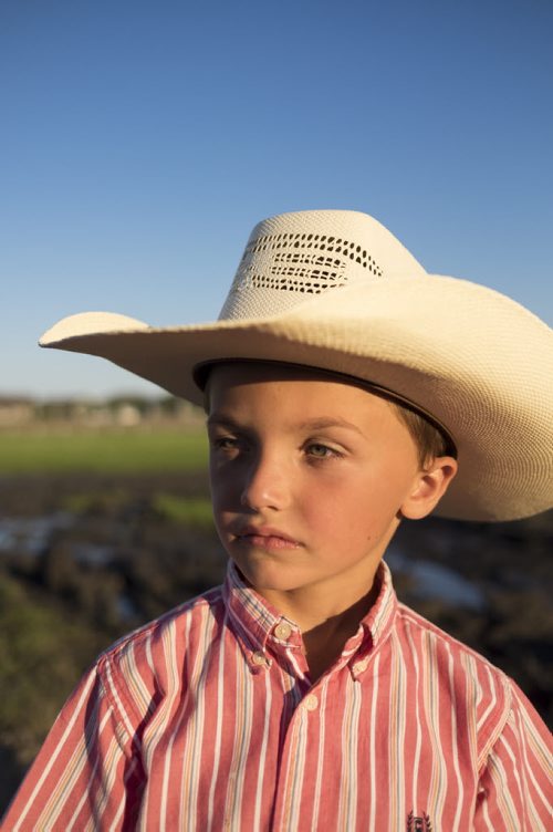 ZACHARY PRONG / WINNIPEG FREE PRESS  Jaden Vold, 5, who hopes to one day be a cowboy, at the Morris Stampede on July 21, 2016.