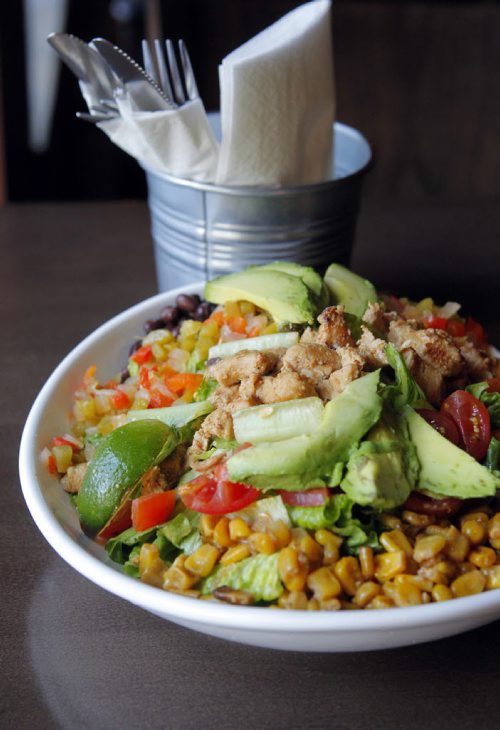 BORIS MINKEVICH / WINNIPEG FREE PRESS RESTAURANT REVIEW -  La Roca. 155 Smith Street. Mexican food.  This photo is of the impressive looking Mexican Cobb. $17.  July 21, 2016