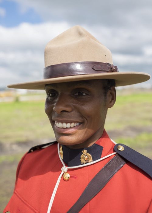 ZACHARY PRONG / WINNIPEG FREE PRESS  Const. Janis Kelly, a Winnipeg Native, is touring the country with the RCMP Musical Ride for the first time this year. July 23, 2016.